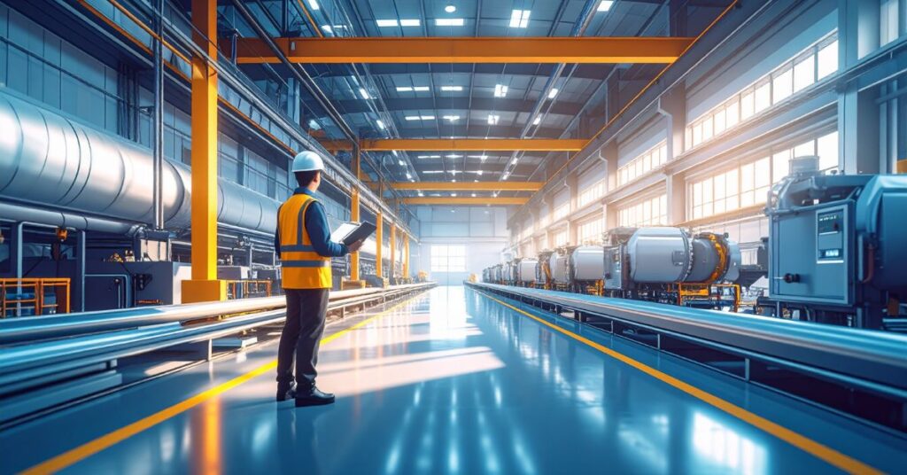 Oilfield control room displaying uptime dashboards supported by managed IT services.